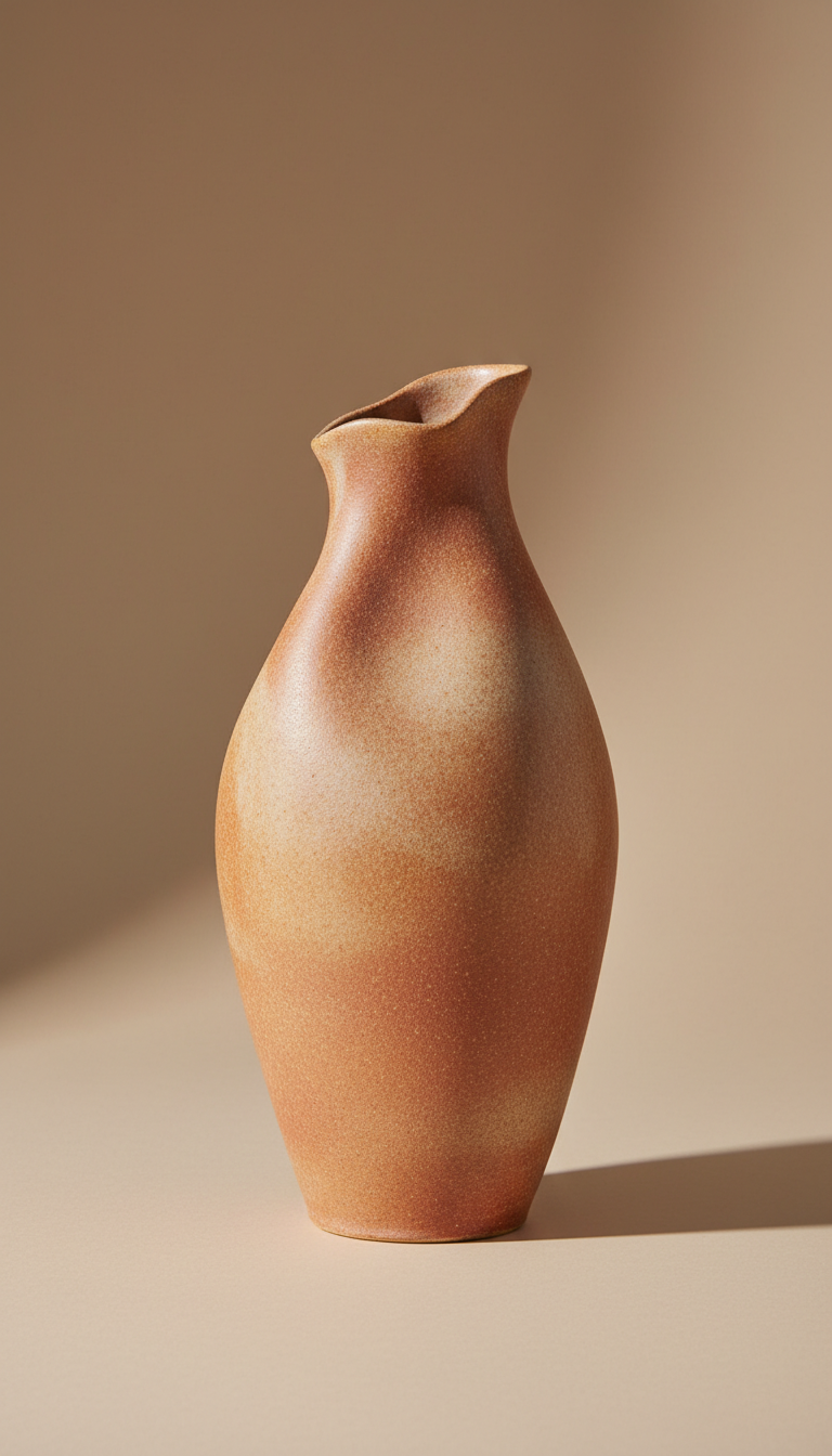 Ceramic vases and sculptural decor objects