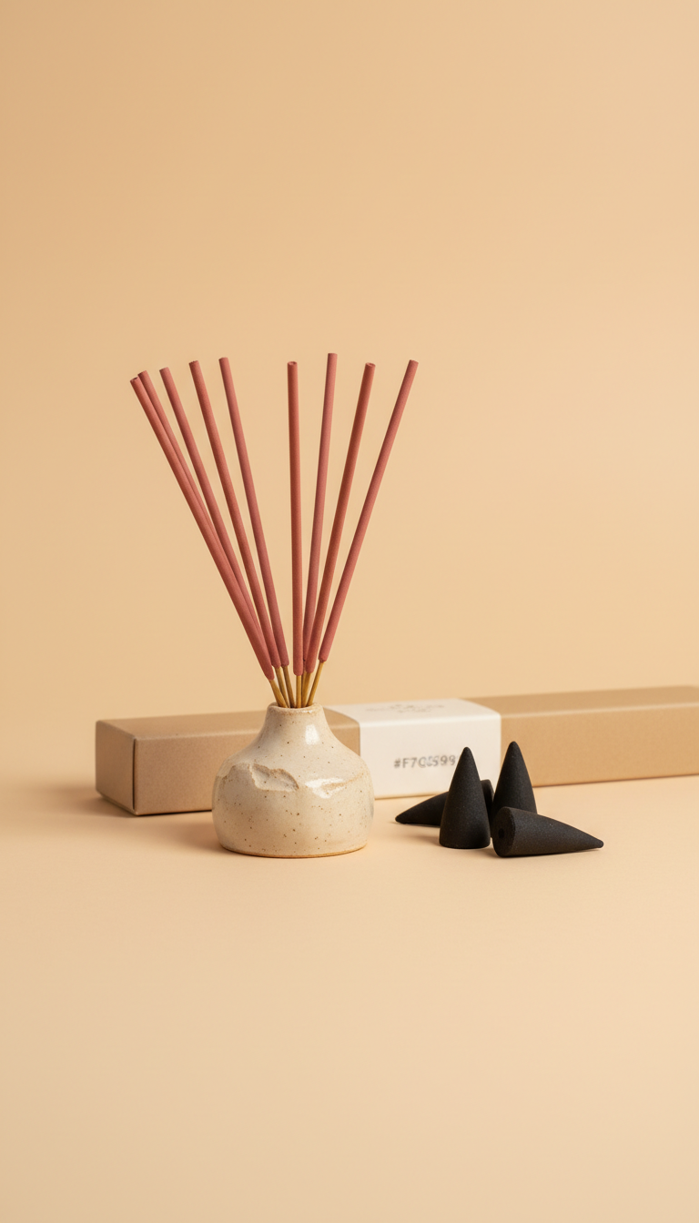 Bundle of artisanal natural incense sticks